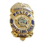 Long Beach, CA Police Department Security Officer Mini Badge Pin